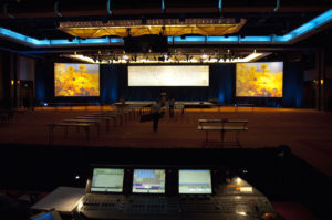 view from back of the room at AEM's 2008 meeting 'world trade'