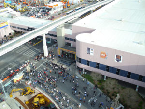 Aerial view of expo center
