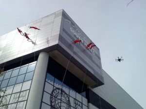 Drones capture Bandaloop
