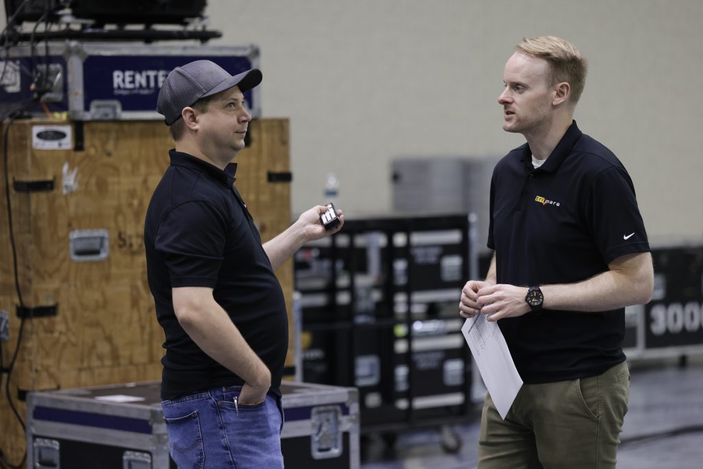 Tri-Marq managing partners and executive producers Keith + Eric chat behind the scenes before the Numotion Commercial Growth Summit.